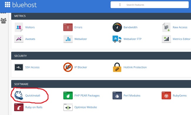 Wordpress Install on Bluehost