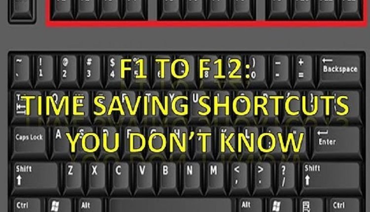 use-of-function-keys-keyboard-f1-to-f12-keys